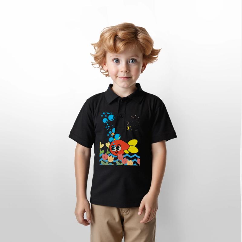 Fish Swimming in Pure Nature Water