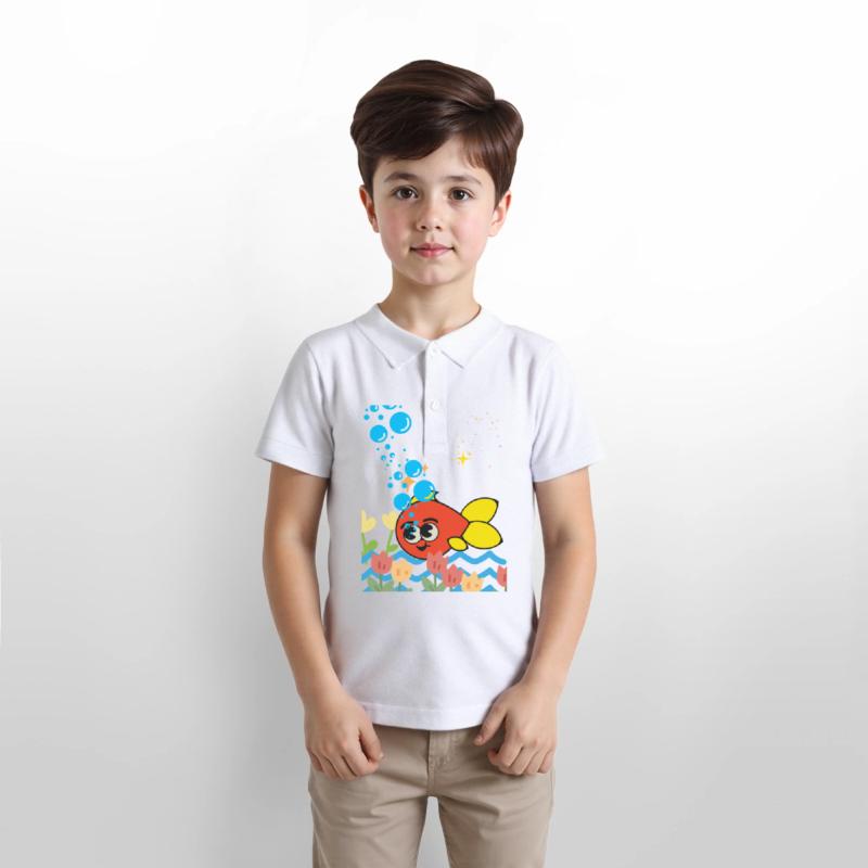 Fish Swimming in Pure Nature Water