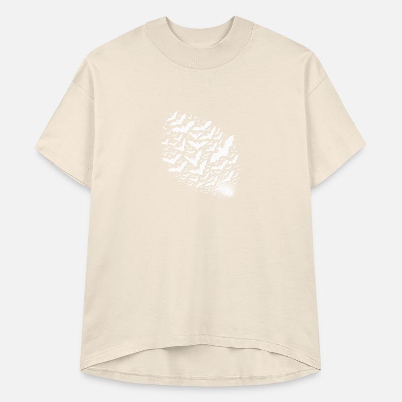 Flying Bats As A Large Swarm