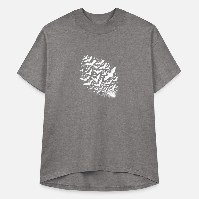 Flying Bats As A Large Swarm