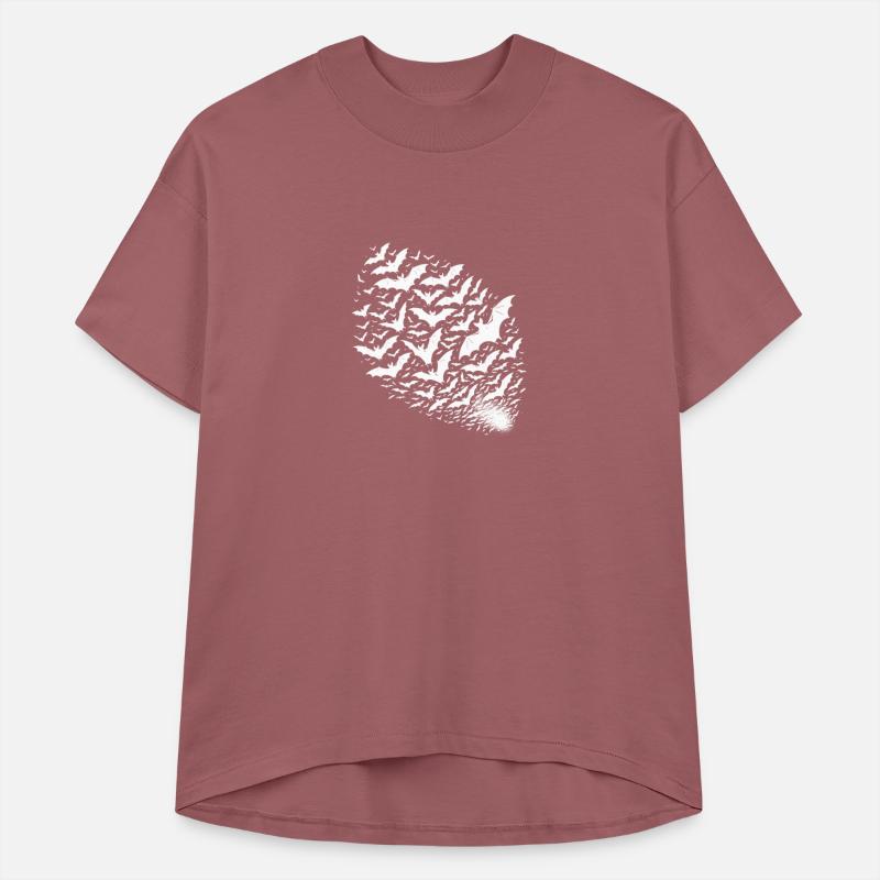 Flying Bats As A Large Swarm