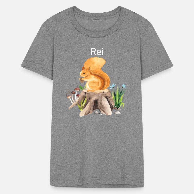 Forest animal squirrel with name Rei