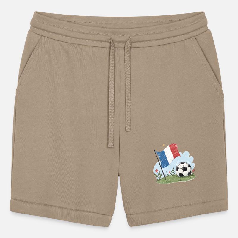 France flag and crayon-style soccer ball