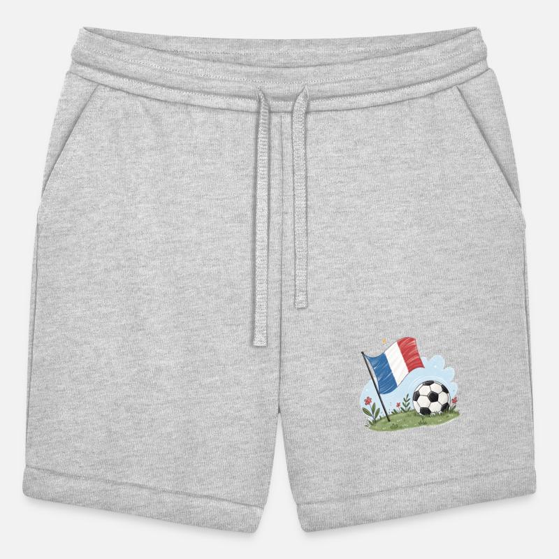 France flag and crayon-style soccer ball