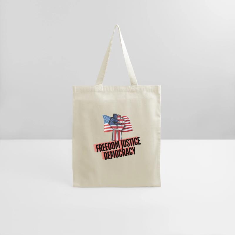 freedom justice democracy american flag