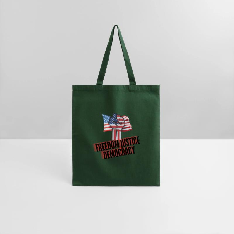 freedom justice democracy american flag