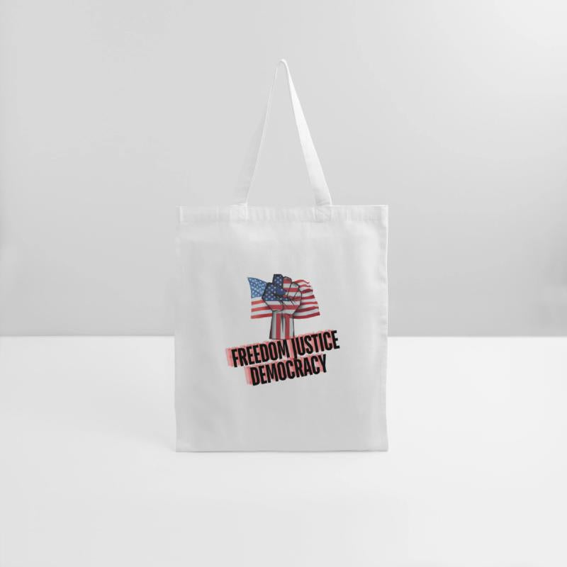 freedom justice democracy american flag