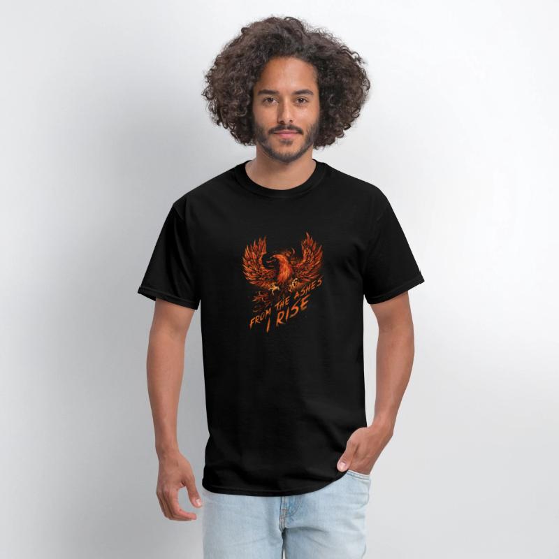 From The Ashes I Rise Motivational Phoenix