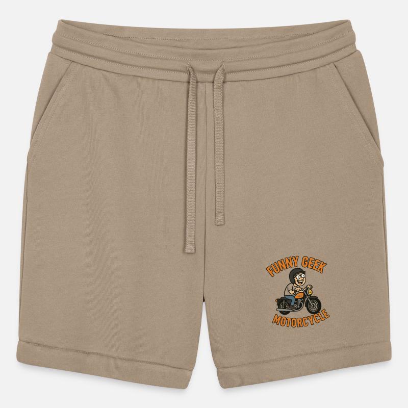 Fun Geek Motorcycle Illustration