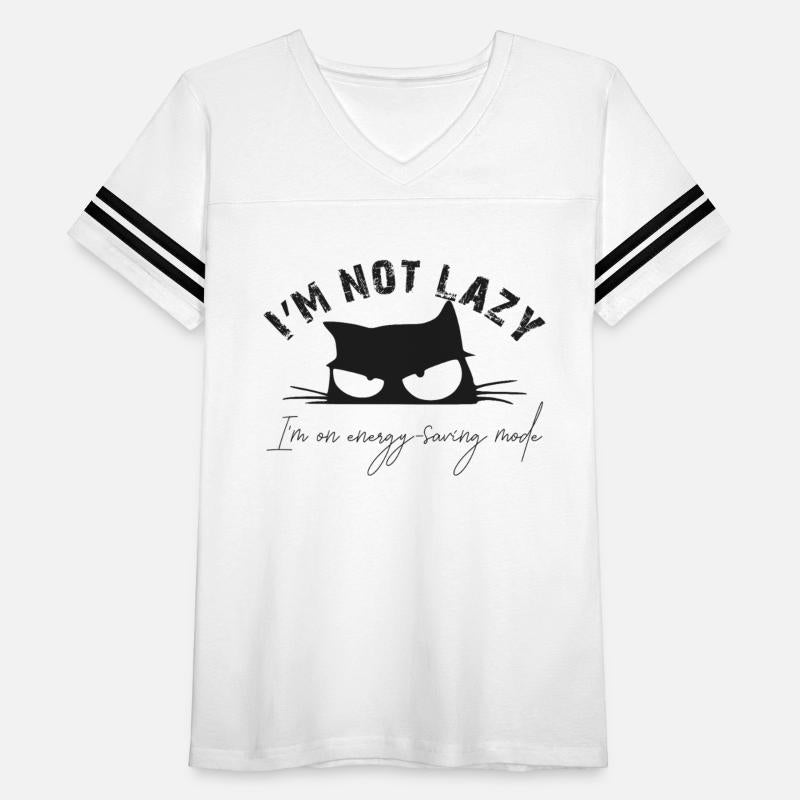 Funny Cat I am not Lazy im on energy saving mode