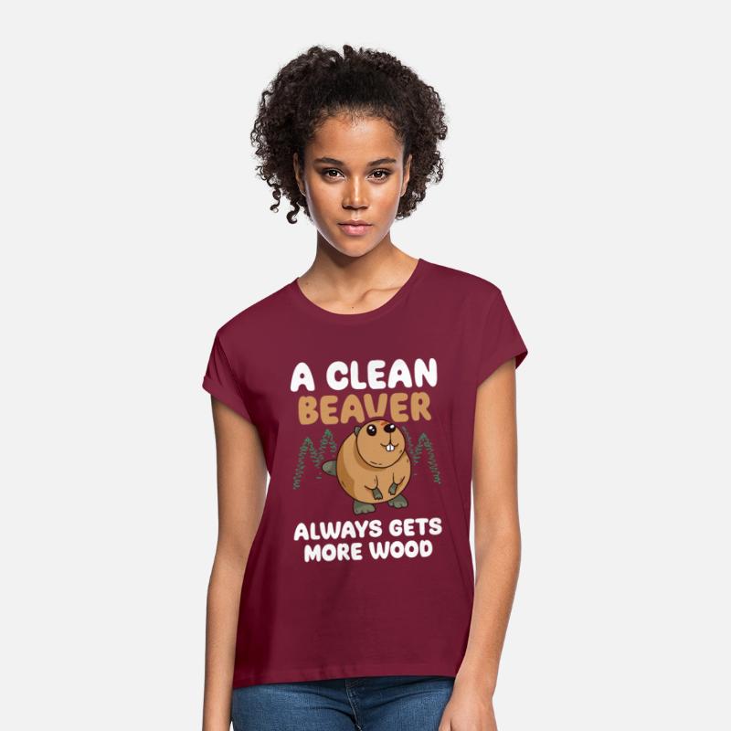 Funny Clean Beaver Wood Joke Tee