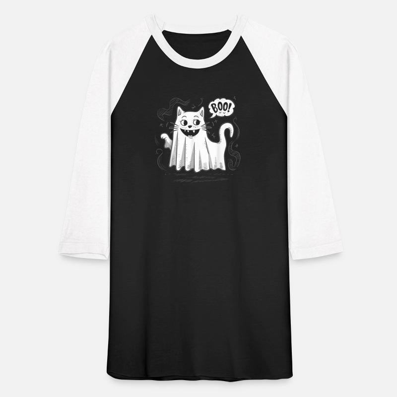 Funny Ghost Cat Boo Halloween Animal Ghost Kitty