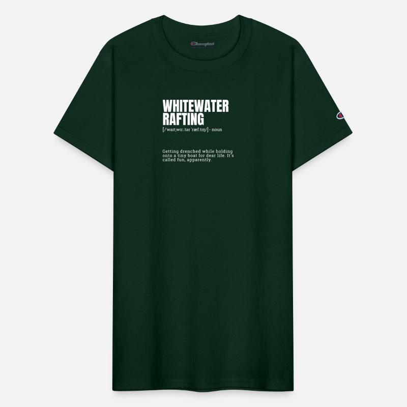 Funny Whitewater Rafting Definition Graphic