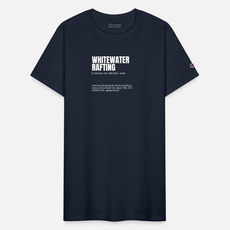 Funny Whitewater Rafting Definition Graphic