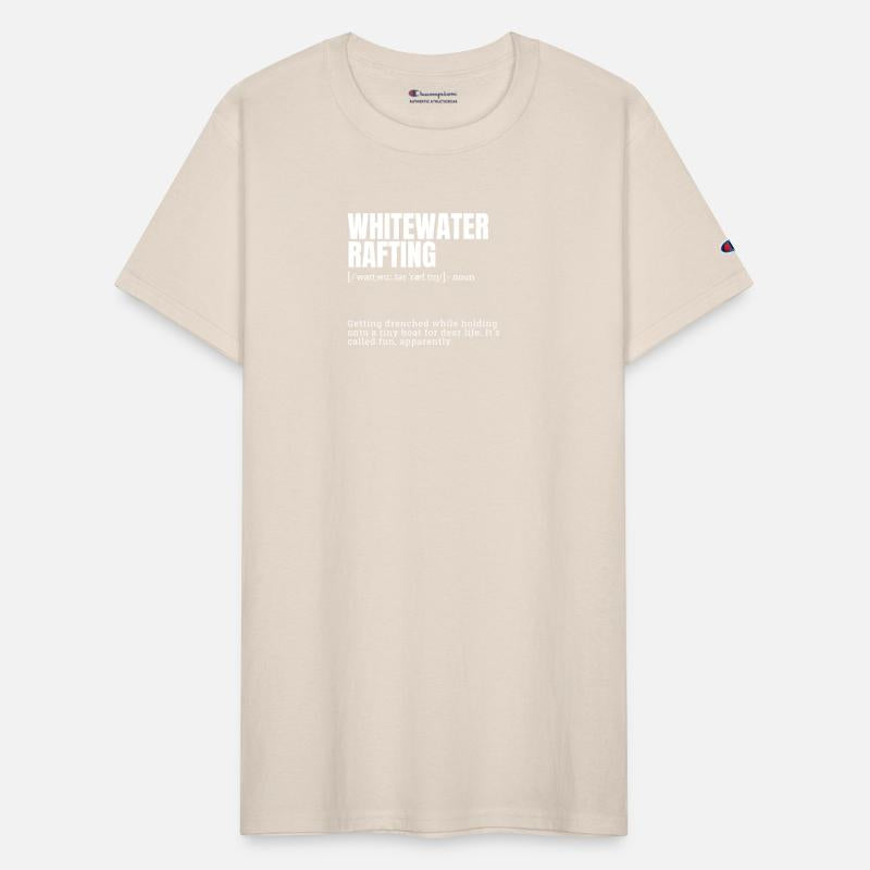 Funny Whitewater Rafting Definition Graphic