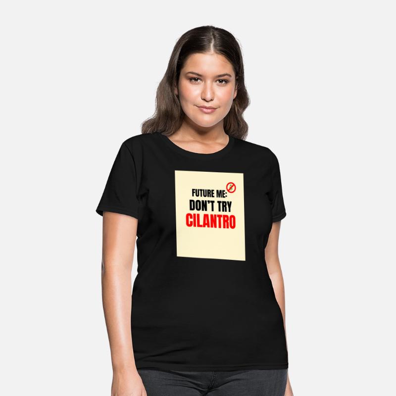 Future Me Sticky Note Warning: Don't Try Cilantro