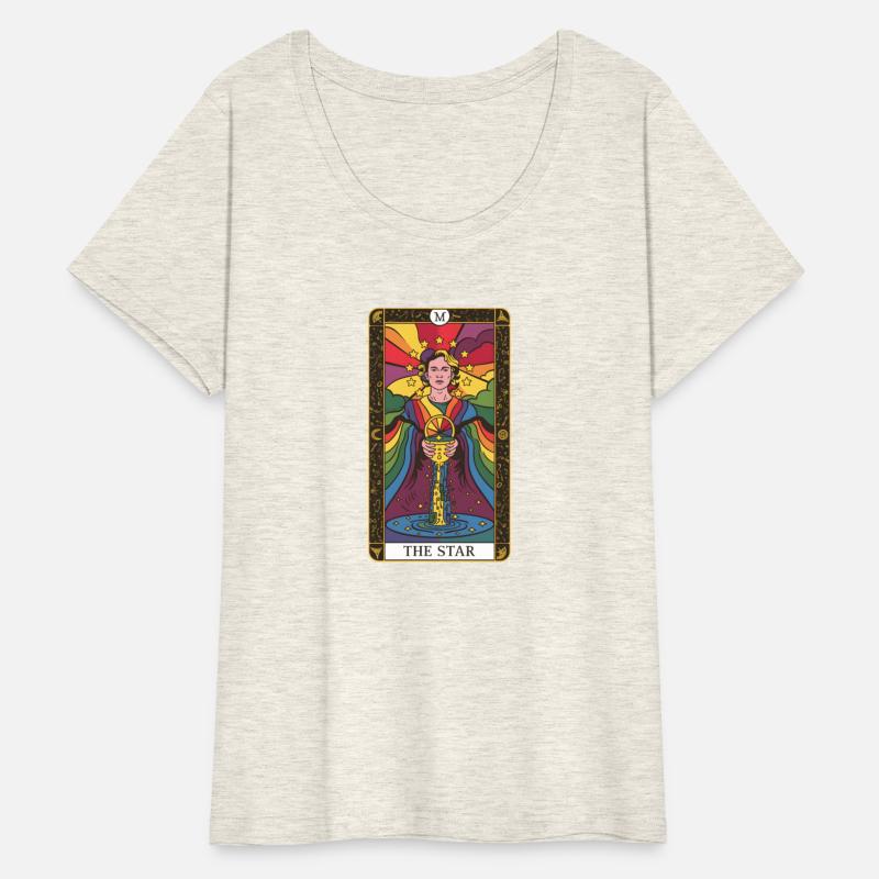 Gay Pride The Star Tarot Card, LGBTQ Tarot Card