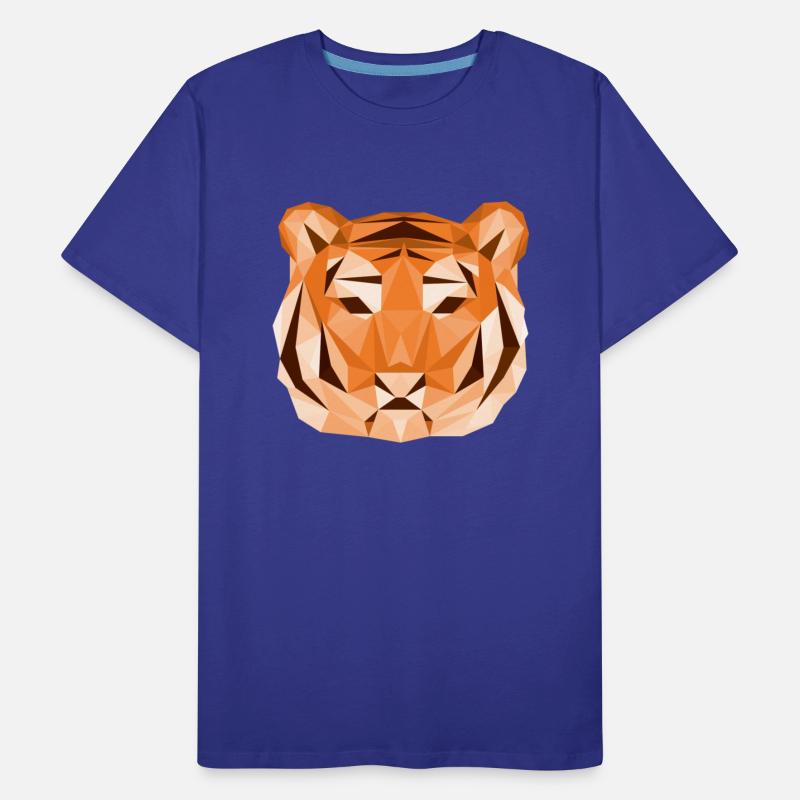 Geometric Low Poly Tiger Face