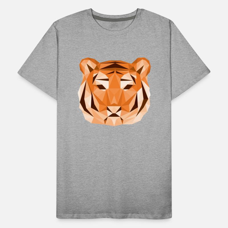 Geometric Low Poly Tiger Face