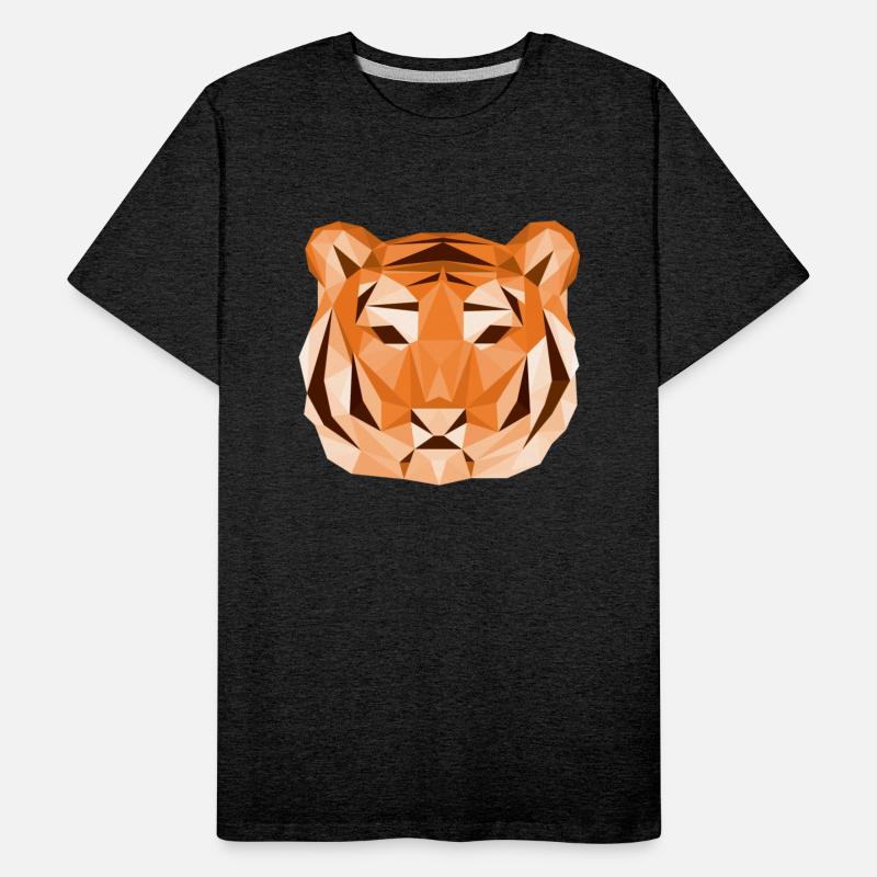 Geometric Low Poly Tiger Face