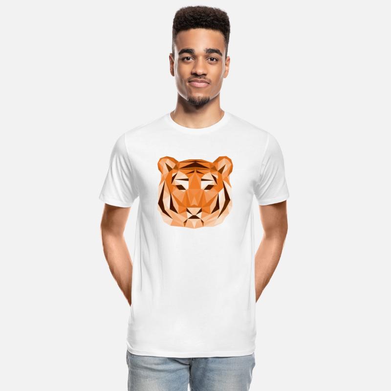 Geometric Low Poly Tiger Face