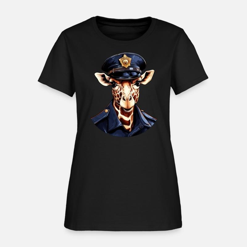 Giraffes policeman