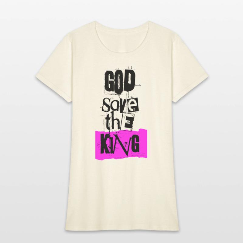 God Save The King Charles British Royal Punk