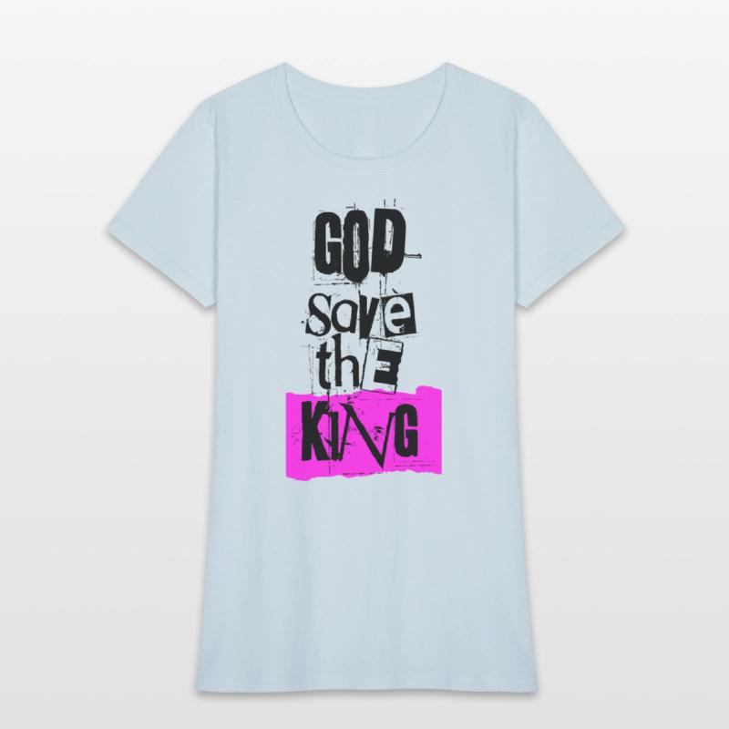 God Save The King Charles British Royal Punk