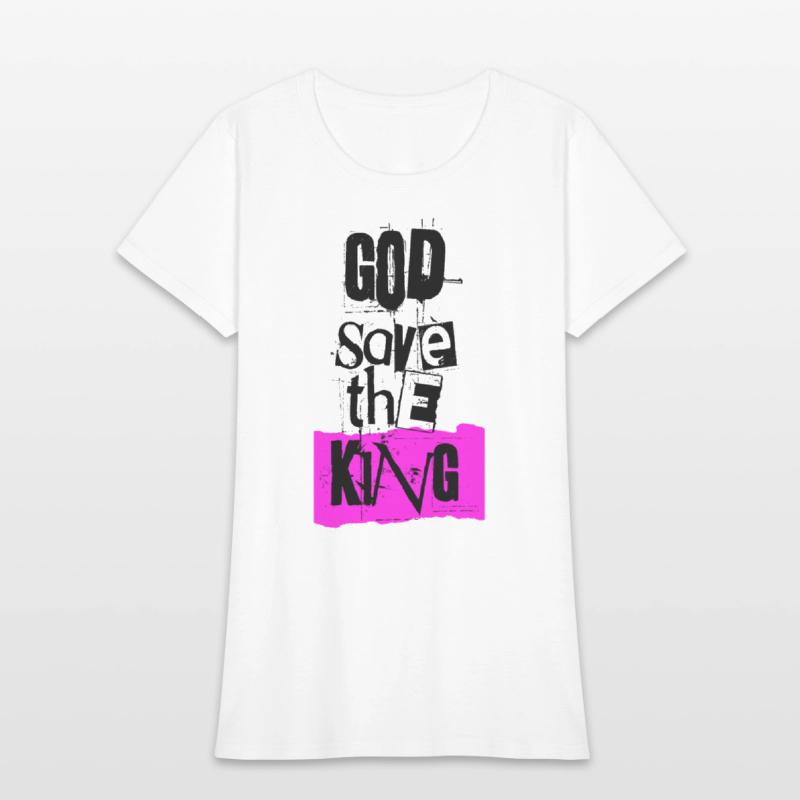 God Save The King Charles British Royal Punk