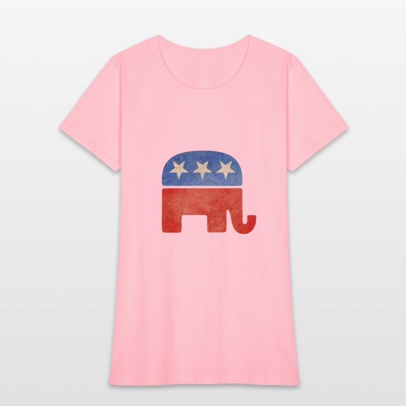 Grunge Republican Elephant