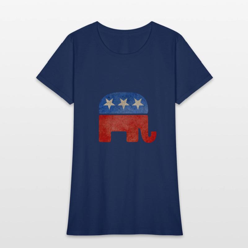 Grunge Republican Elephant