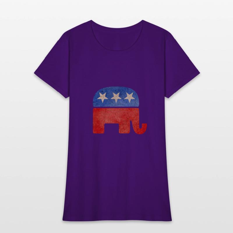 Grunge Republican Elephant