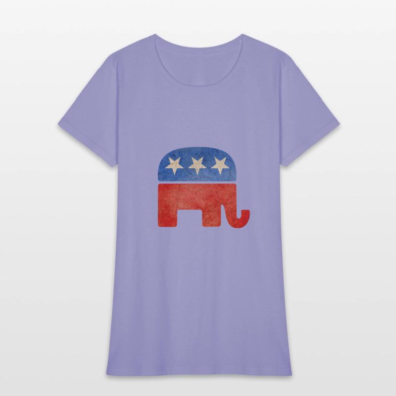 Grunge Republican Elephant