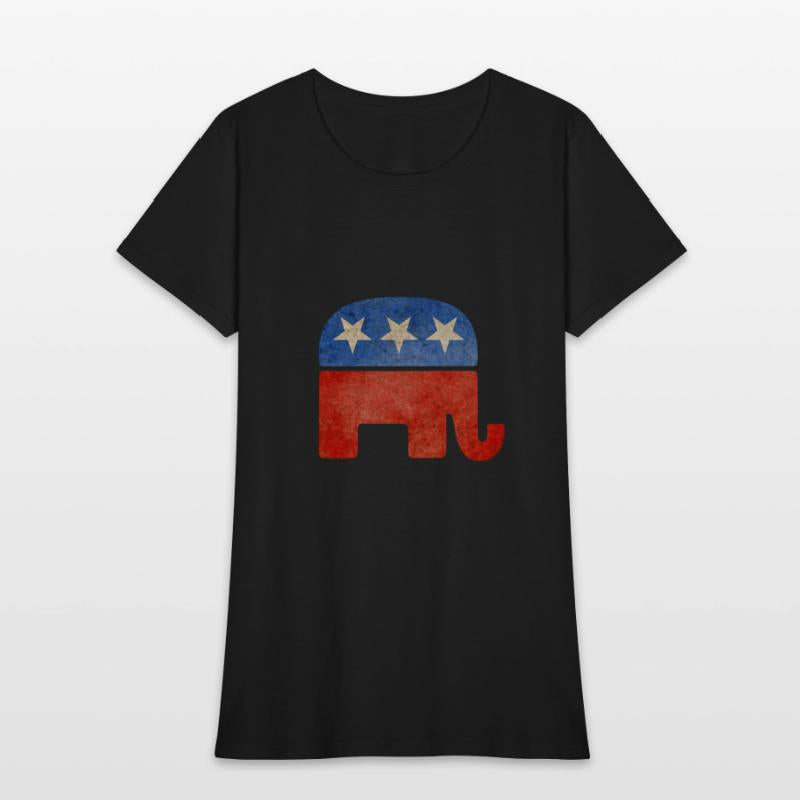 Grunge Republican Elephant