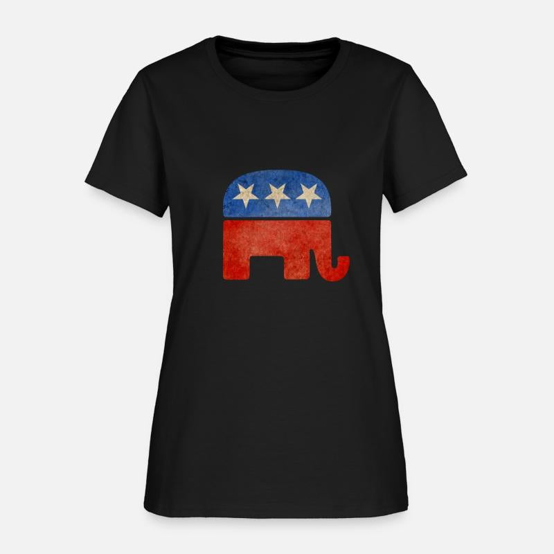 Grunge Republican Elephant