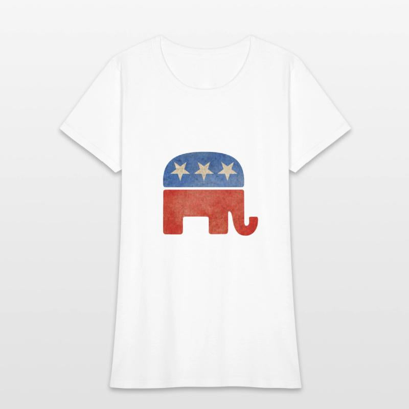 Grunge Republican Elephant