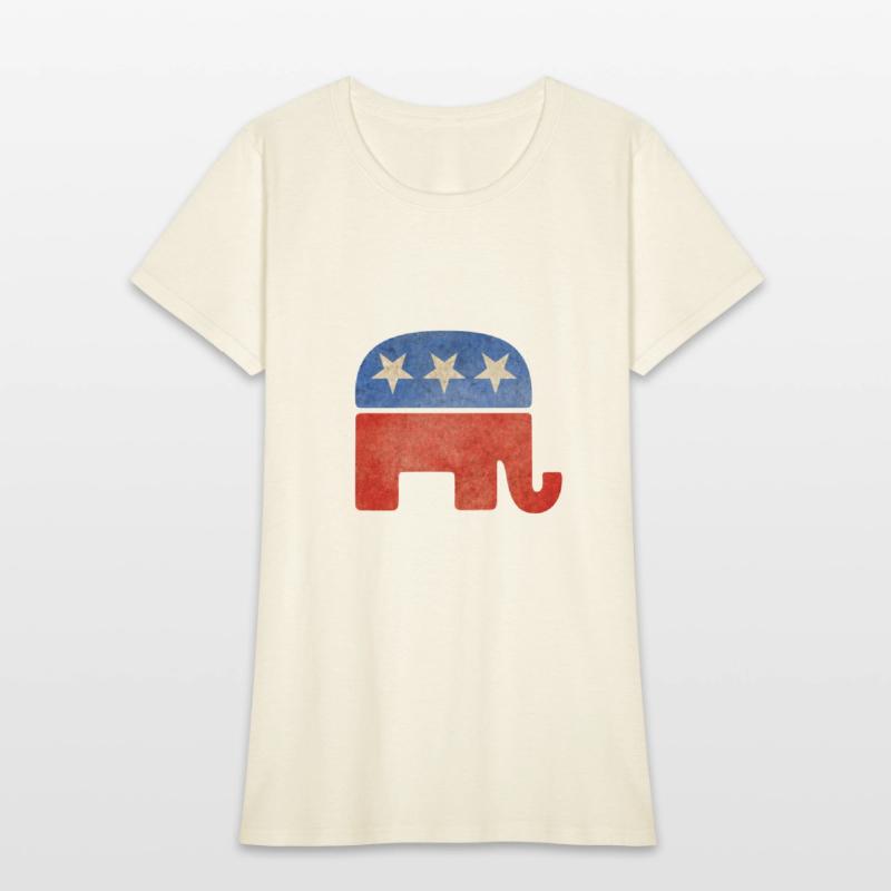 Grunge Republican Elephant