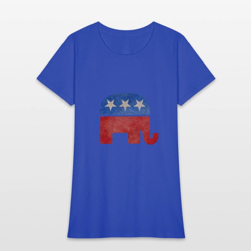 Grunge Republican Elephant