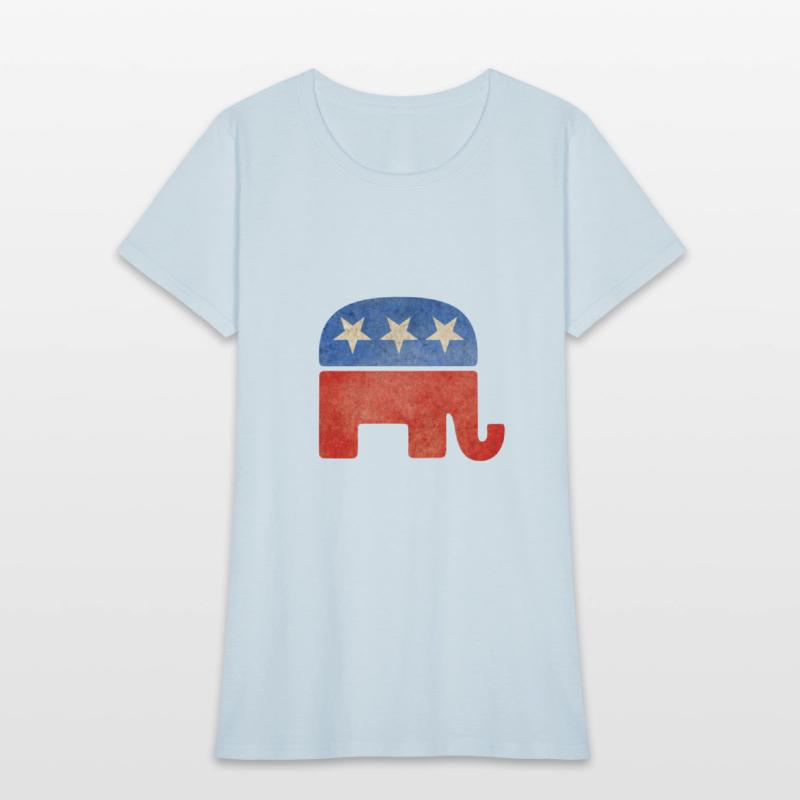 Grunge Republican Elephant