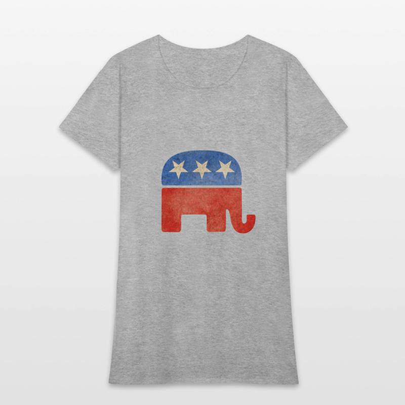 Grunge Republican Elephant
