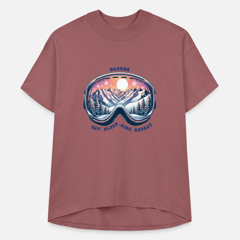 Hakuba snow googles beautiful mountain view