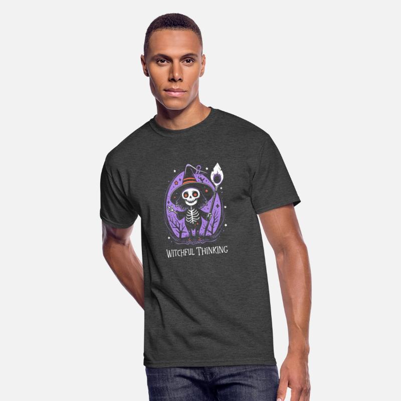 Halloween Witch Tee, Witchful Thinking T-Shirt,
