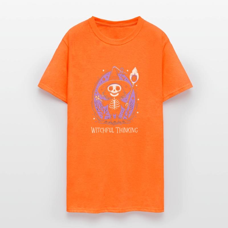 Halloween Witch Tee, Witchful Thinking T-Shirt,