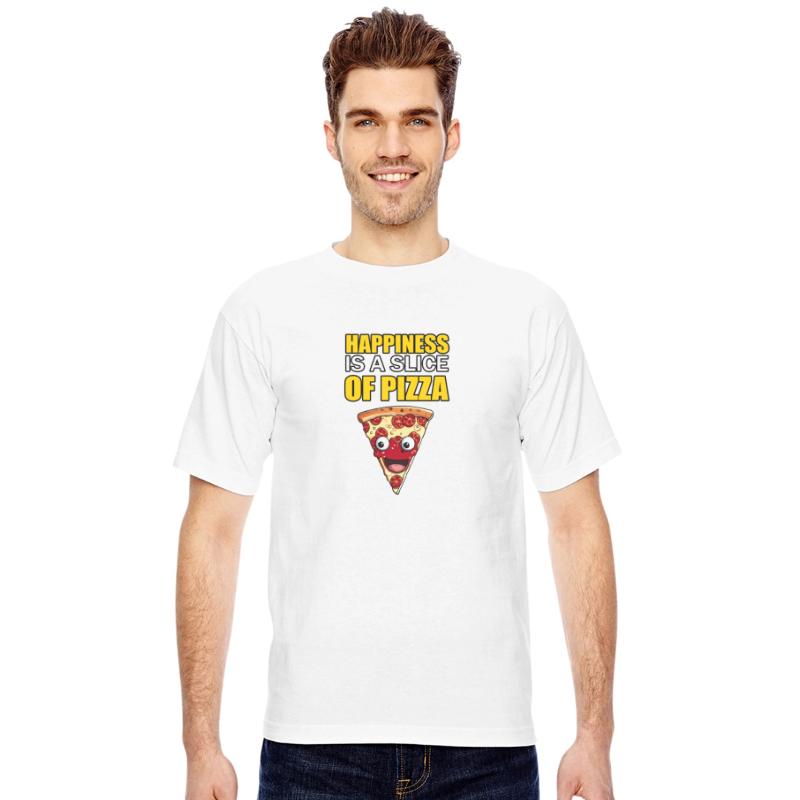 HAPPINESS IS A SLICE OF PIZZA TSHIRT SHIRT