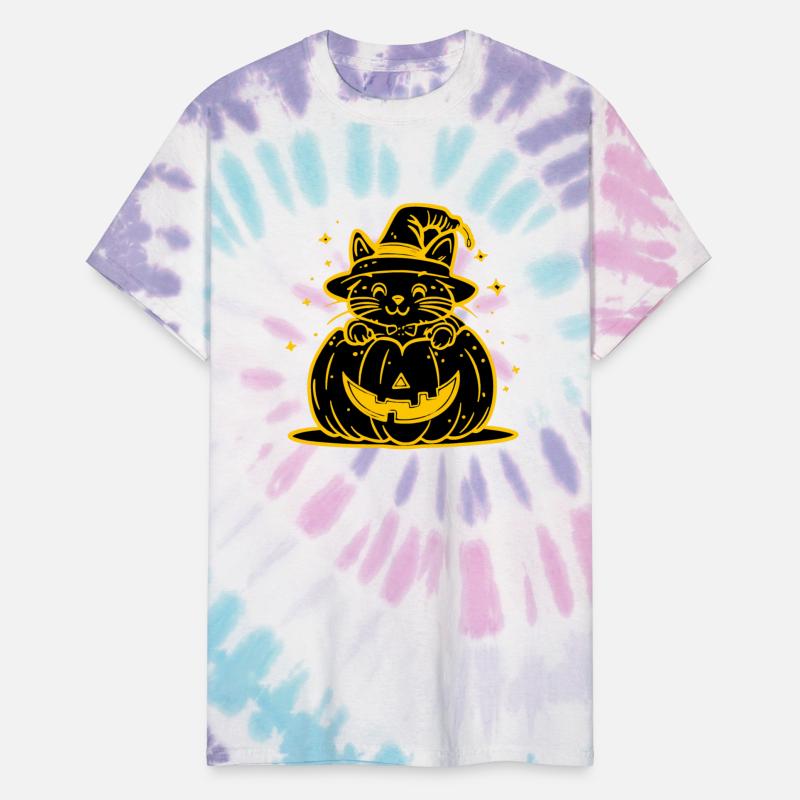 Happy Halloween Cute Cartoon Cat Pumpkin t-shirt