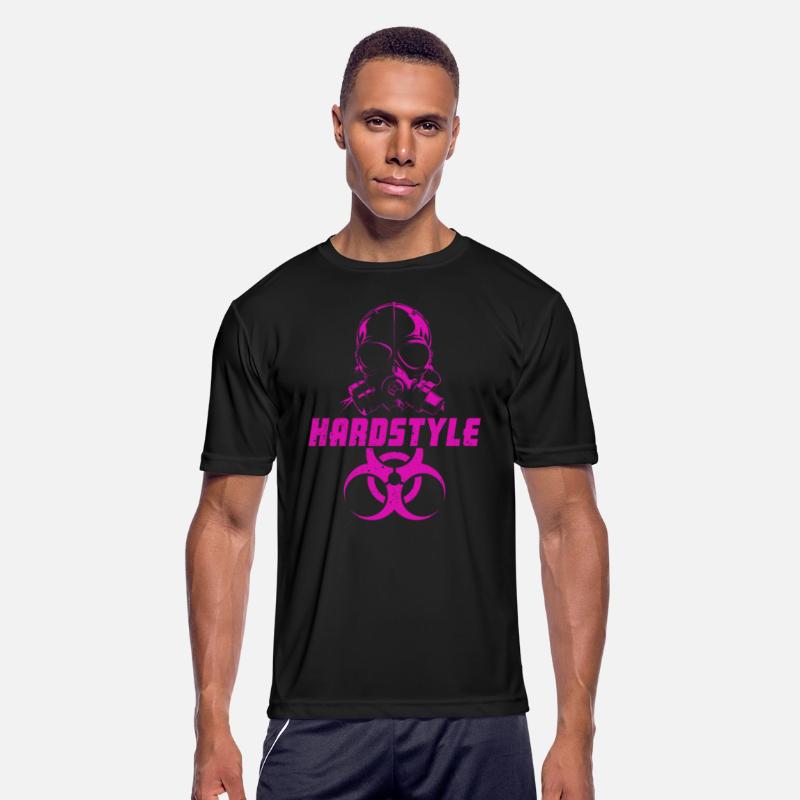 Hardstyle Outfit Rave party magenta Gas mask