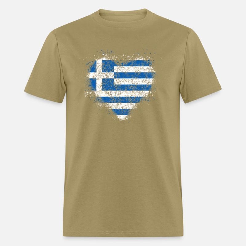 Heart Greek Flag