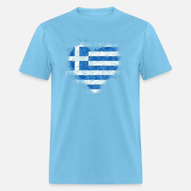 Heart Greek Flag