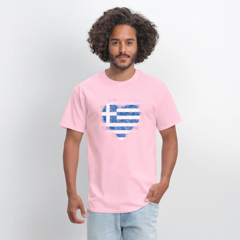 Heart Greek Flag