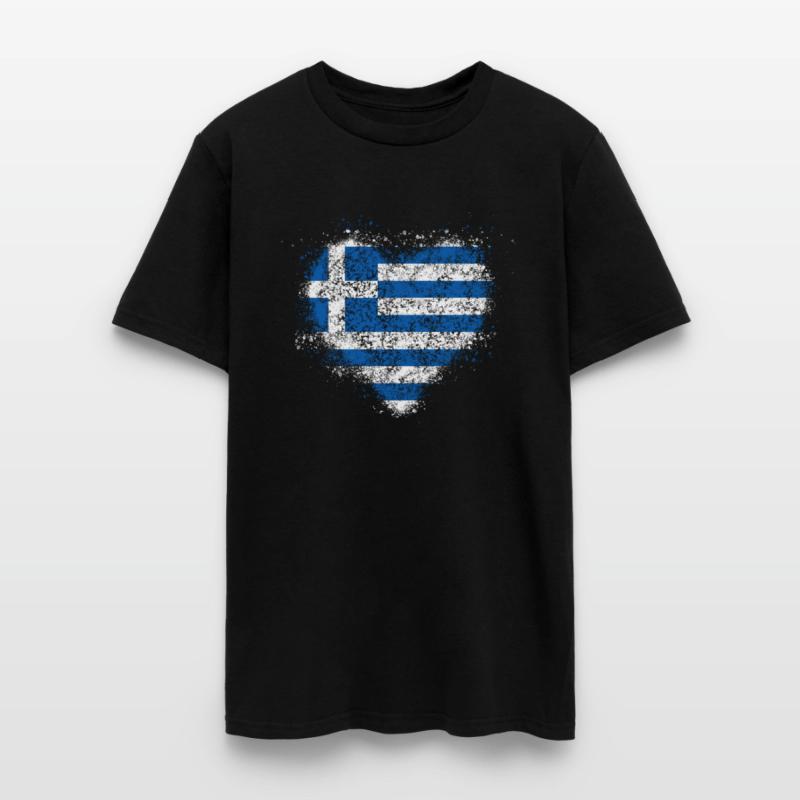 Heart Greek Flag